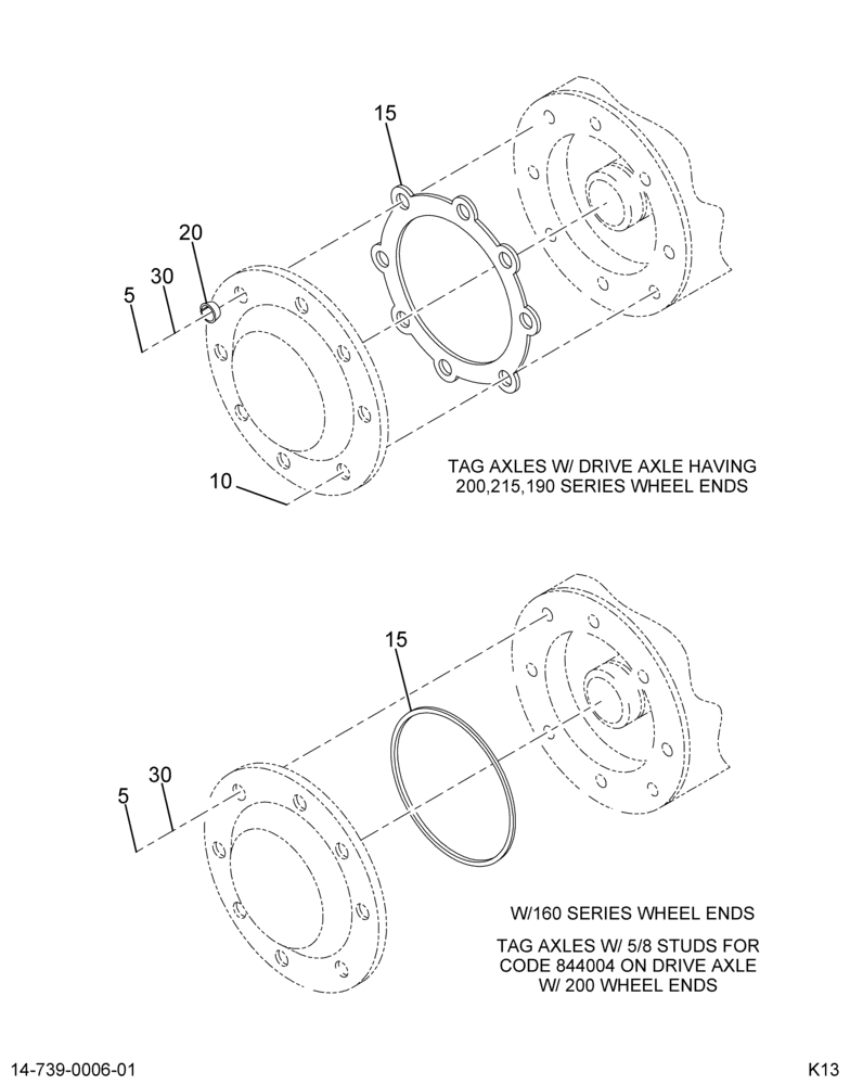 RR AXLE SHAFT MTG HDWE