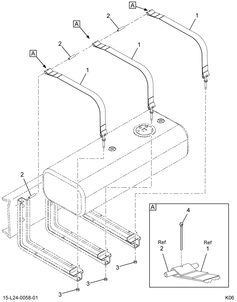 ..FUEL TANK, RSM, 65 GAL 13" (Intl. 3790254F91)