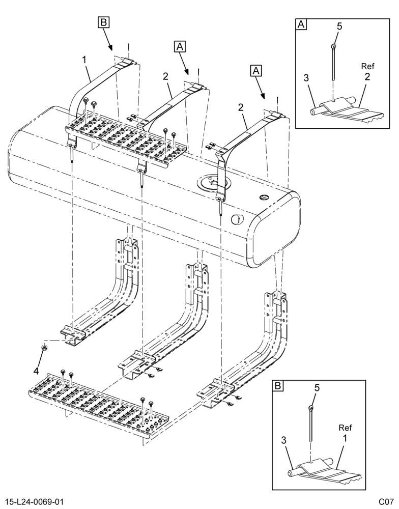 ..FUEL TANK, RSM, 65 GAL 13" (Intl. 3801394F91)