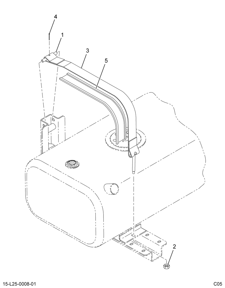 ..FUEL TANK STRAP ASSY (Intl. 3801335F92)