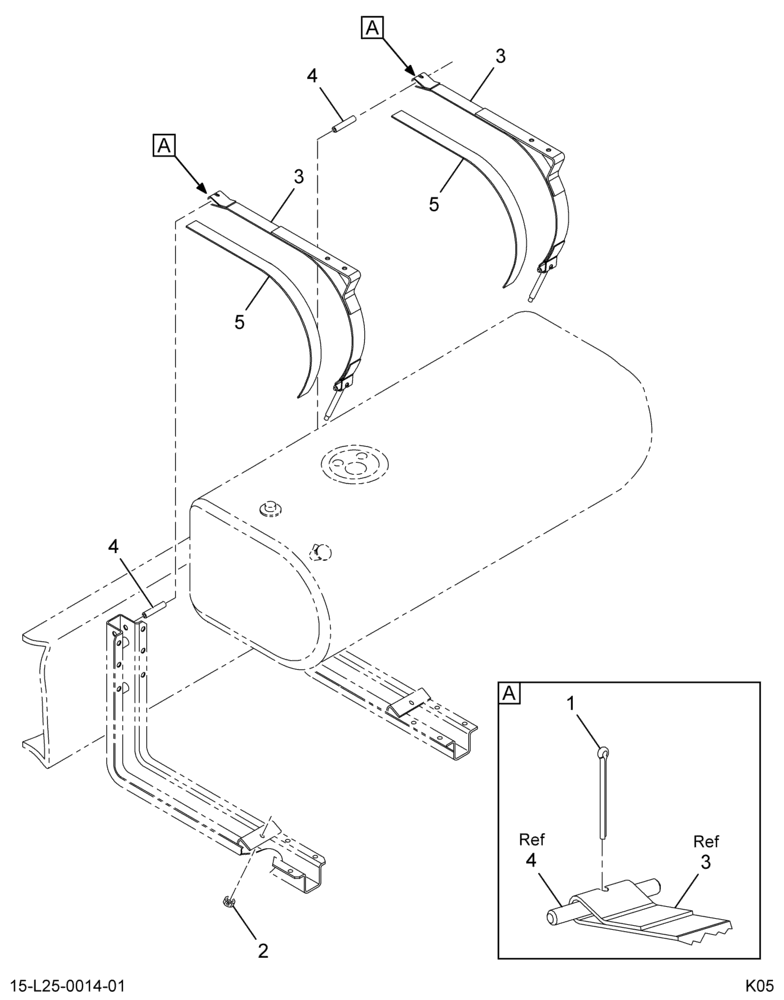 ..FUEL TANK STRAP ASSY (Intl. 3801336F92)