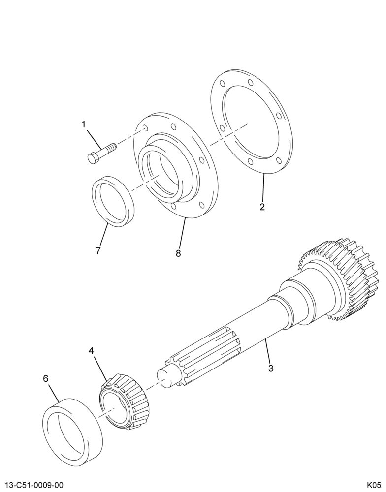 ..XMSN*1.75" PULL TYPE INPUT (Eng. 4C4O-LBFP-AYA)