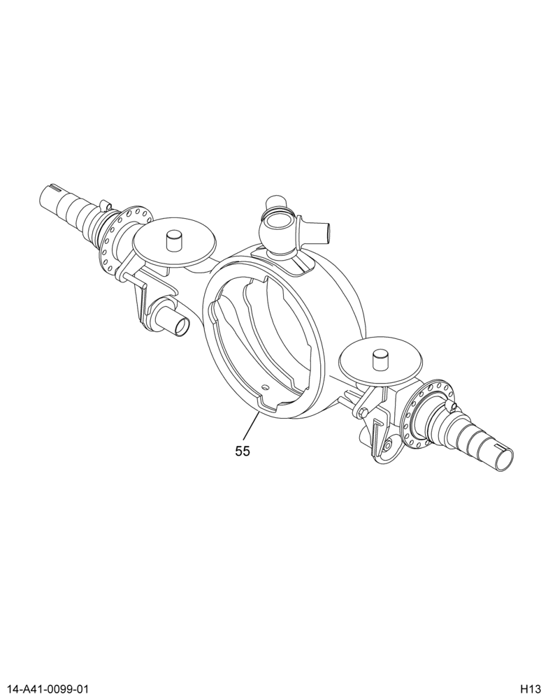AXLE HSG; RR RR