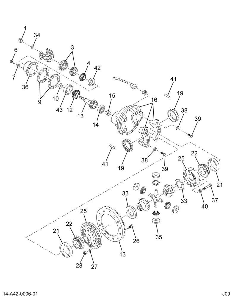 ....DIFFERENTIAL R/R 5.29 14GRA (BC4Z-4200-J)