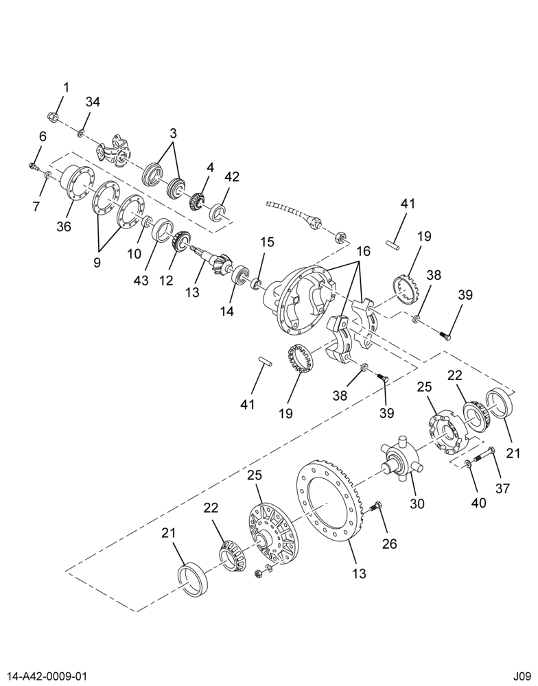 ......DIFFERENTIAL NS 2.93 RS17145 (BC4Z-4200-AD)
