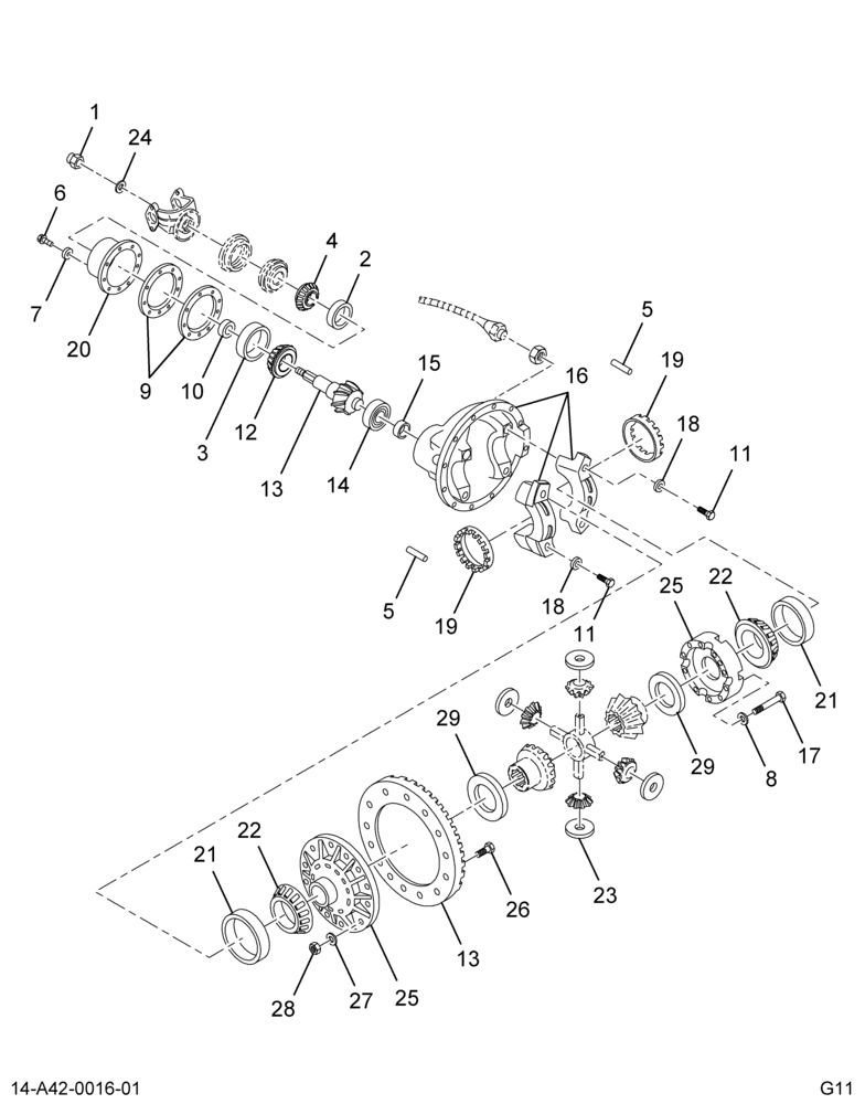 ....DIFFERENTIAL R/R 5.57 14GRA (BC4Z-4200-K)
