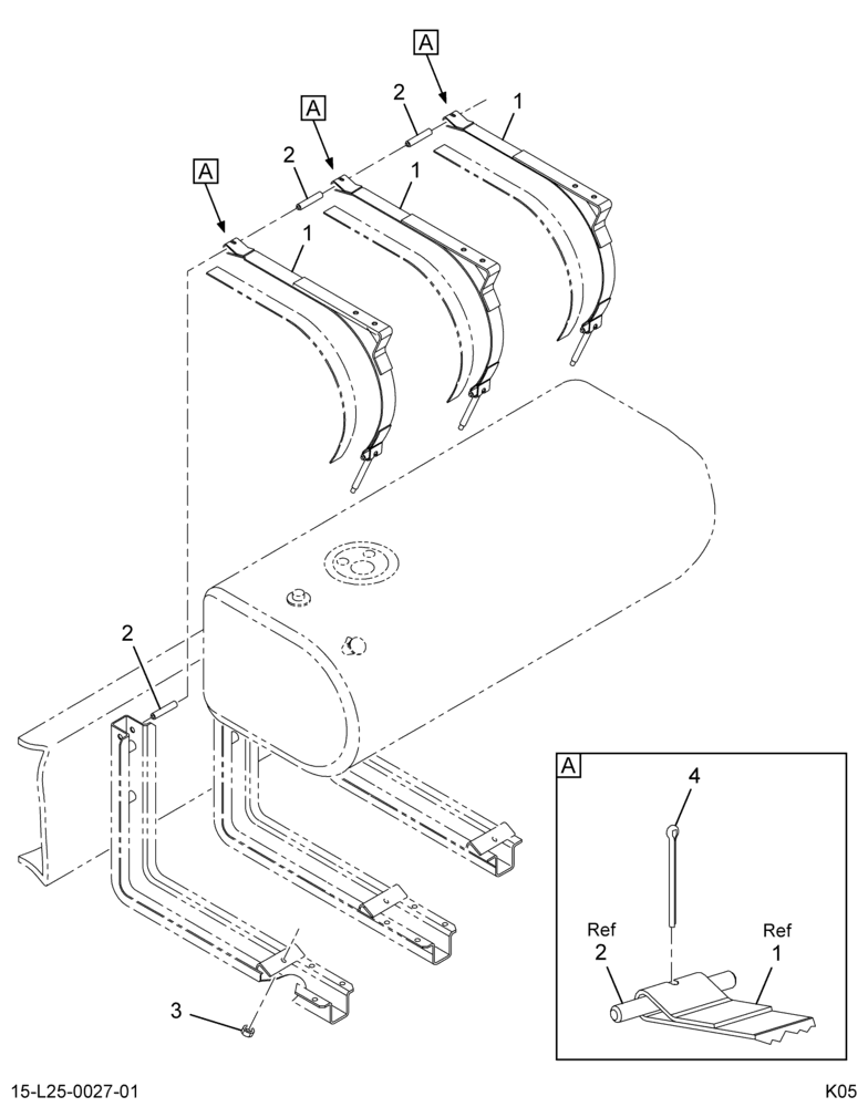 ..FUEL TANK, LSM, 65 GAL 13" (Intl. 3790235F91)