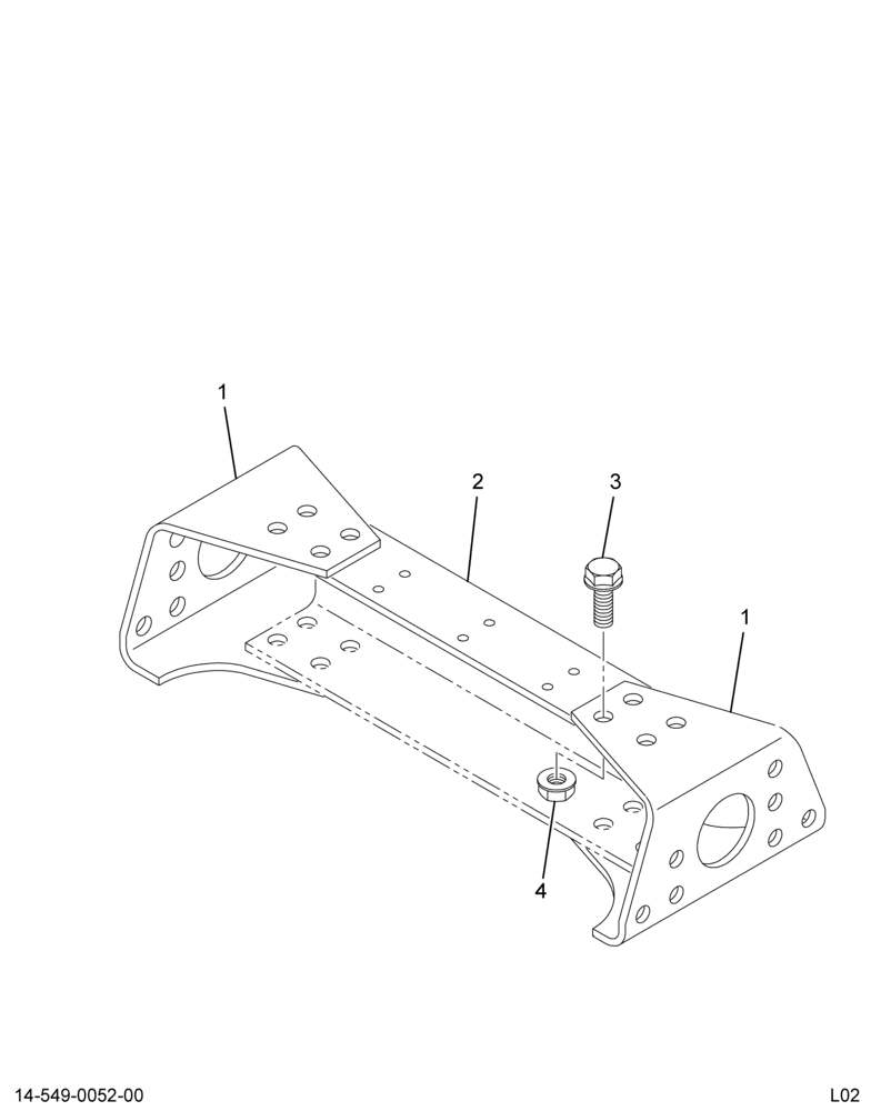 ..CROSSMEMBER *IROS 4X2 (Eng. 4C4O-5020-ABA)