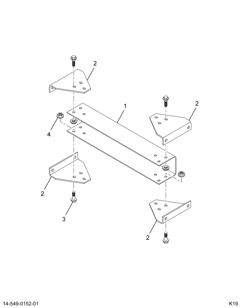 ..CROSSMEMBER ASSY (Eng. 4C4O-5019-AA)