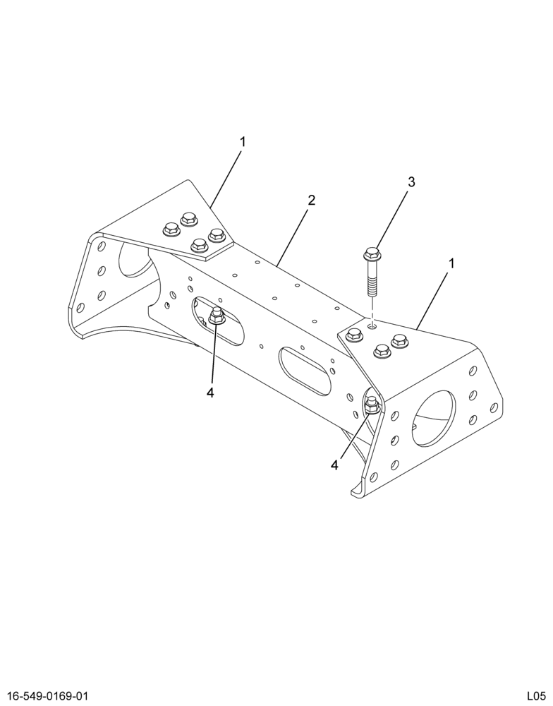 ..CROSSMEMBER,, IROS 4X2 (Intl. 3619008C91)