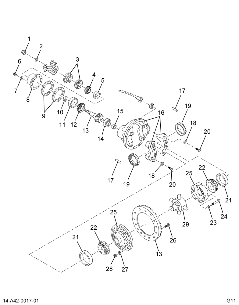 ......DIFFERENTIAL NS 2.79 RS17145 (BC4Z-4200-AC)