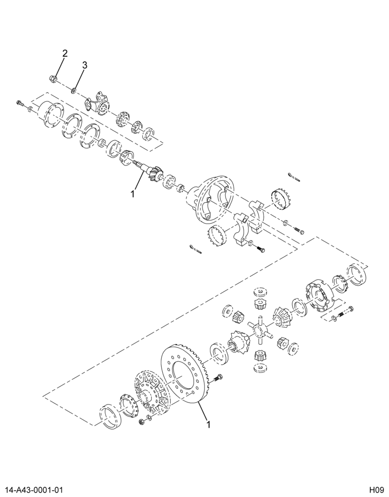 ..GEAR SET R/R DIFF 3.73 HYP SGL (Intl. 3703246F91)