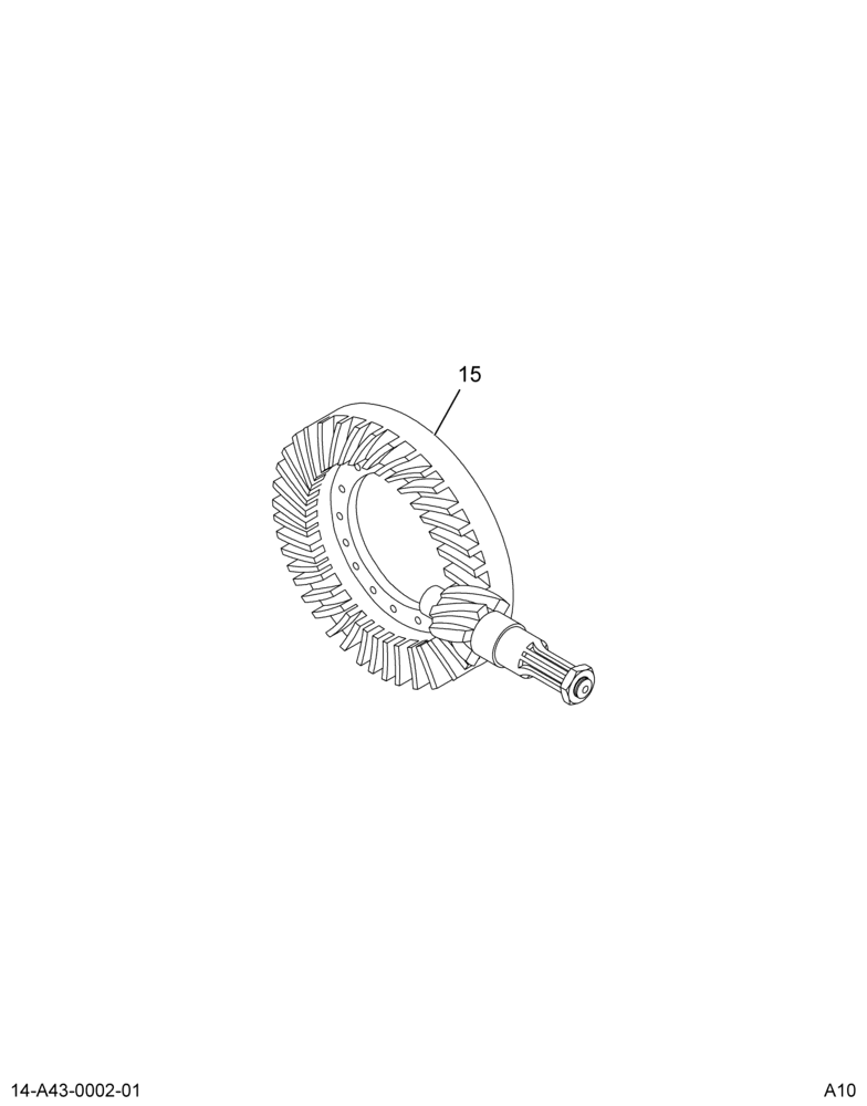 DIFF RATIO; RR RR AXLE,14CVB,14CVC,14CVD
