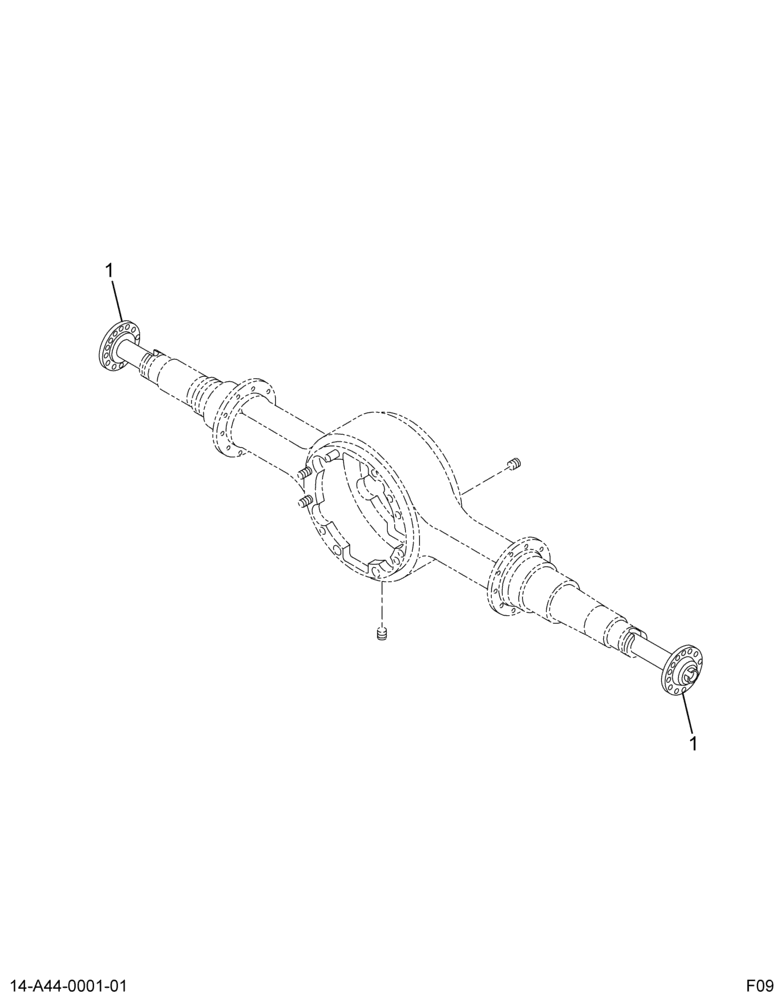 ..SHAFT RR AXLE W/DCDL R WHL END (Intl. 3702346F91)