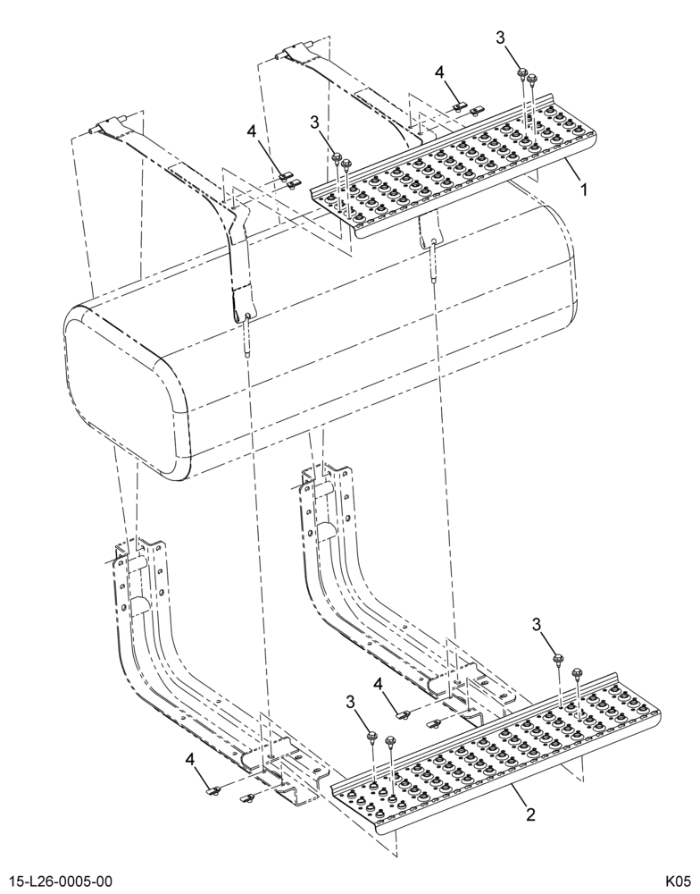 ..FUEL TK*STEPS W/35 45 65 GA (Eng. 4C4O-9B140-AB)