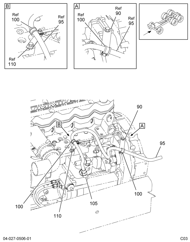 AIR COMPSR TUBING INSTL; W/CUM ENG