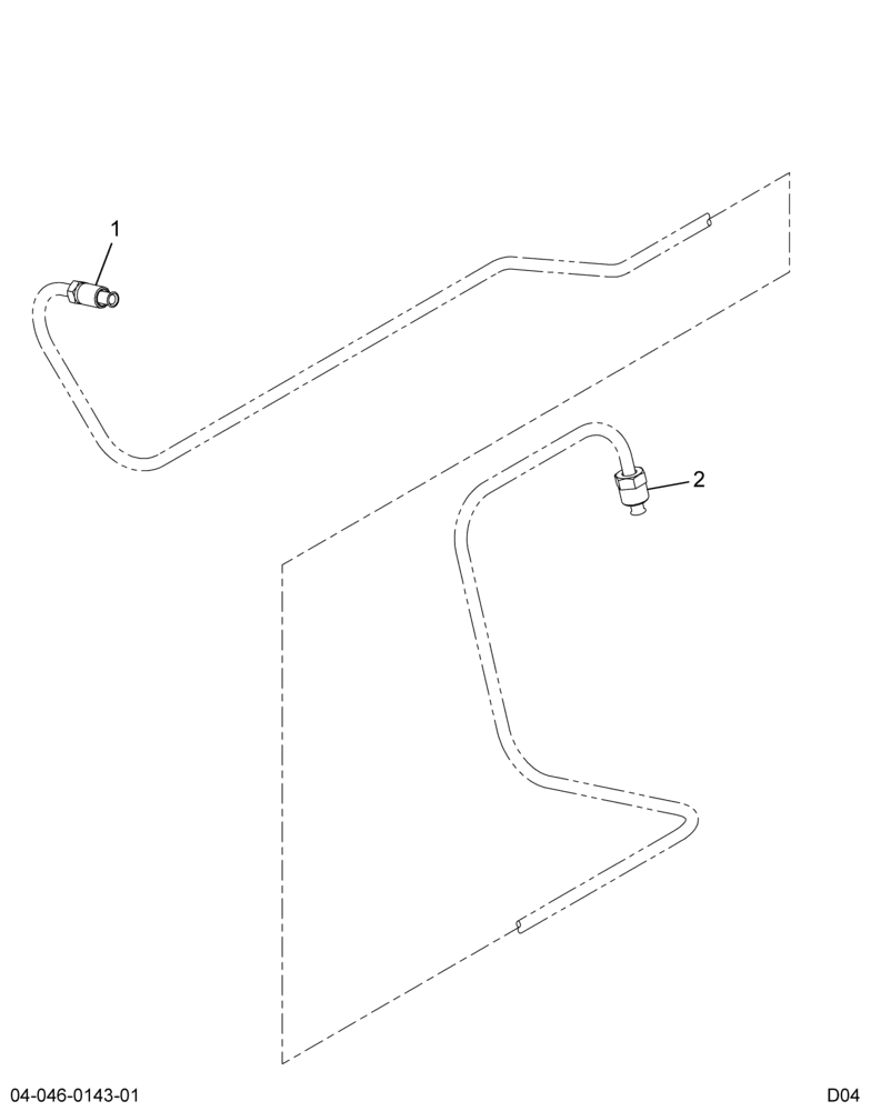 ..TUBE HYDRAULIC HCU TO LEFT ANC (Intl. 3802103C1)