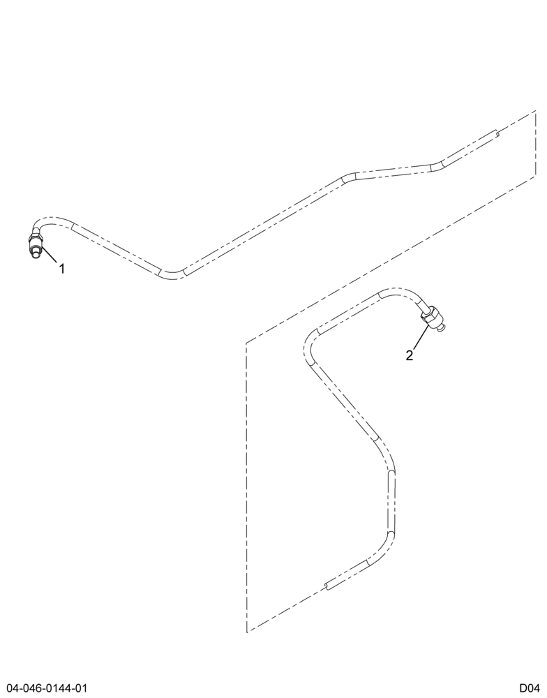 ..TUBE*HYD - HCU TO LEFT ANCHOR (Intl. 3593520C2)