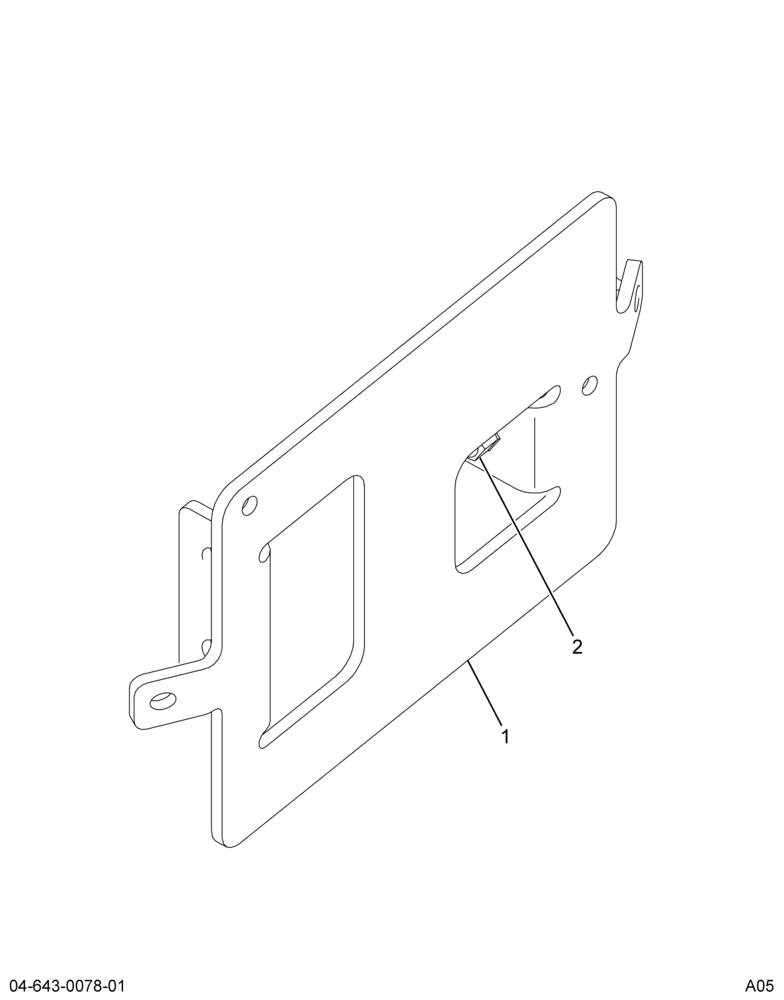 ..BRACKET CONTROL MODULE*HYD ABS (4C4Z-2A155-CA)
