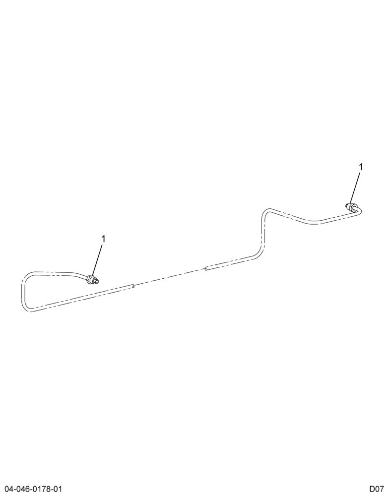 ..TUBE,HYD*SECONDARY ANCHOR FTG (Intl. 3592815C1)