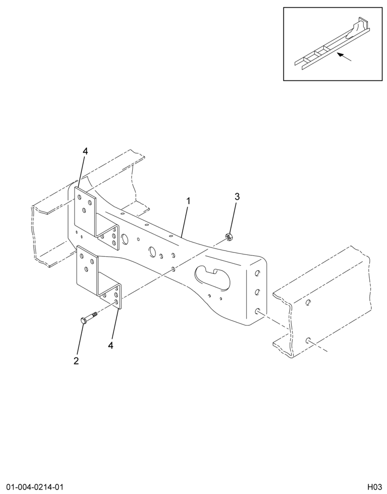 ..CROSSMEMBER *ASSY  THICK  NON- (Eng. 4C4O-5035-GA)