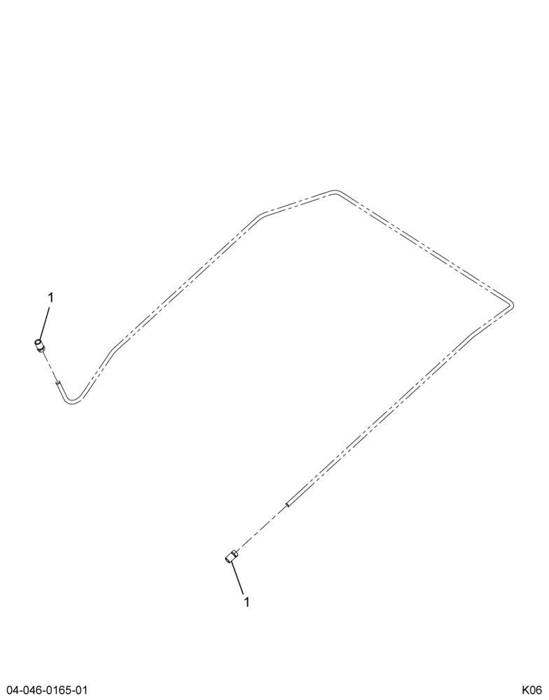 ..TUBE, HYDRAULIC - HCU TO UNION (Intl. 3802097C1)