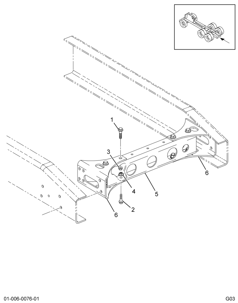 ..CROSSMEMBER *ASSY  REAR JV-LFE (6E7Z-5035-B)
