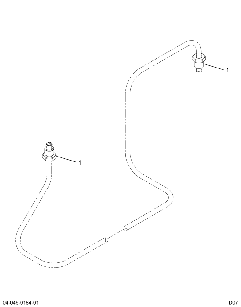 ..TUBE,HYD*SECONDARY ANCHOR FTG (Intl. 3584594C2)