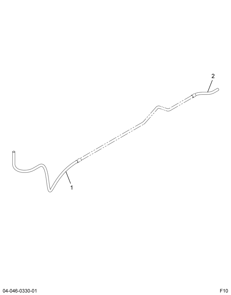 ..HOSE HYD BK LOW PRESSURE (4C4Z-2234-B)