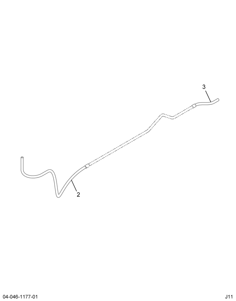 ..HOSE HYD BK LOW PRESSURE (4C4Z-2234-B)