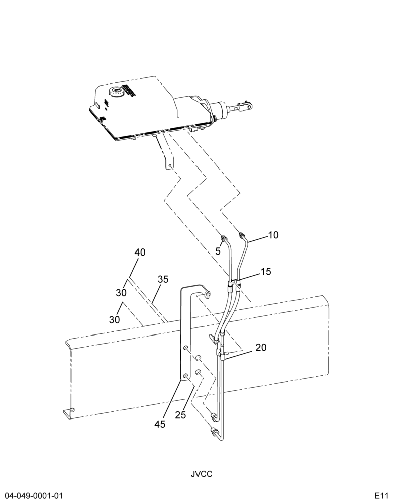 MASTER CYLINDER TUBING INSTL; TUBING, JV HYDRAULIC BRAKE