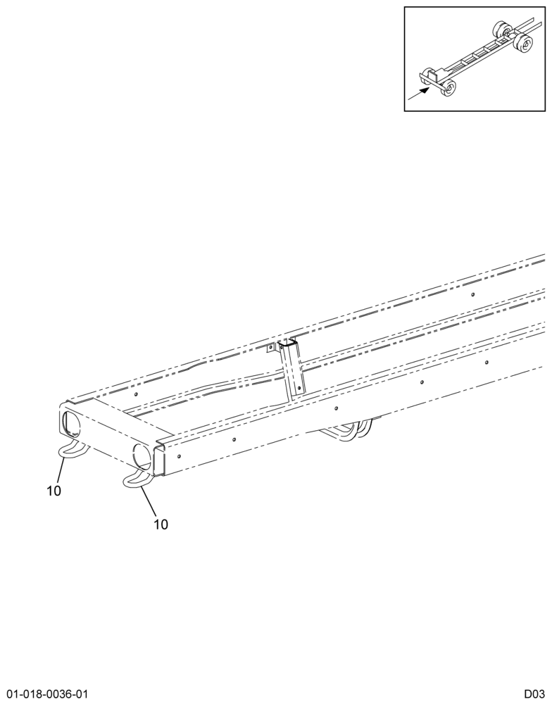 TOW HOOK & MTG; TOW LOOP, REAR