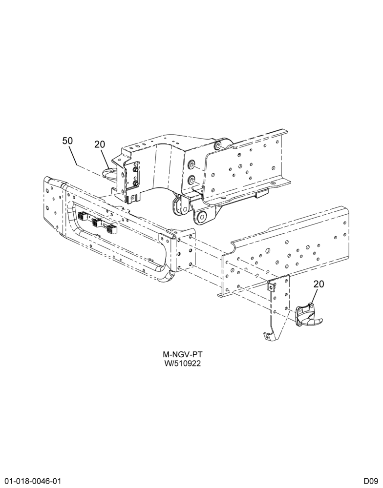 TOW HOOK & MTG; FRONT