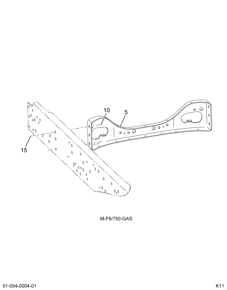 XMBR INSTL; INTERMEDIATE, W/FORD GAS ENGINES