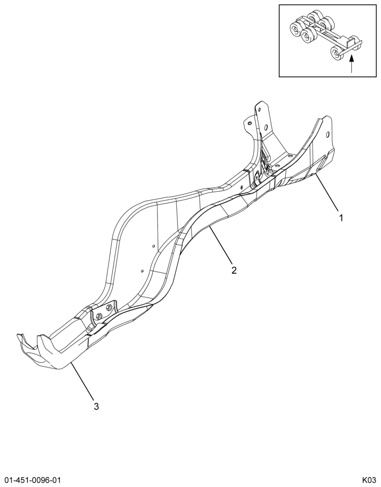 ........FRAME UNDERBODY RH (Eng. 5E7O-5E057-AA)