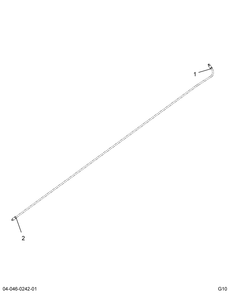 ..TUBE CROSSOVER TO RIGHT FRONT (Intl. 3535977C3)