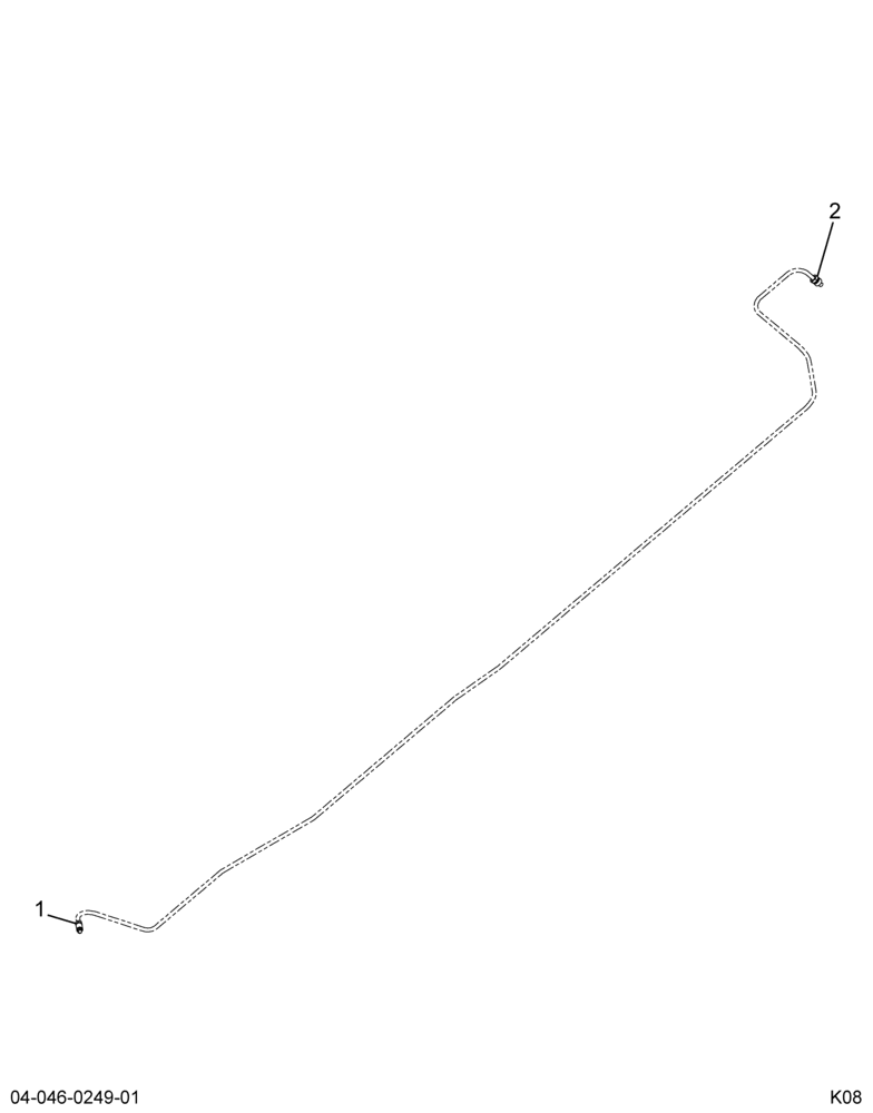 ..TUBE  HCU TO LEFT FRONT (Intl. 3593520C4)
