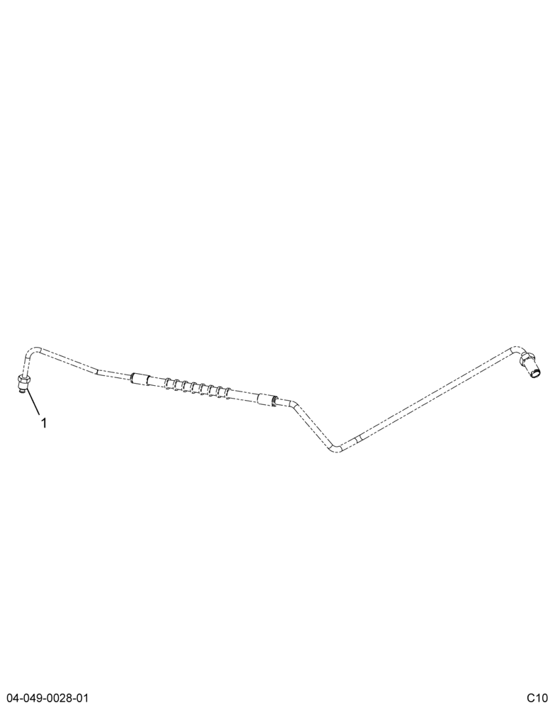 ..HOSE HYD BK MASTER CYLINDER (9C4Z-2282-G)