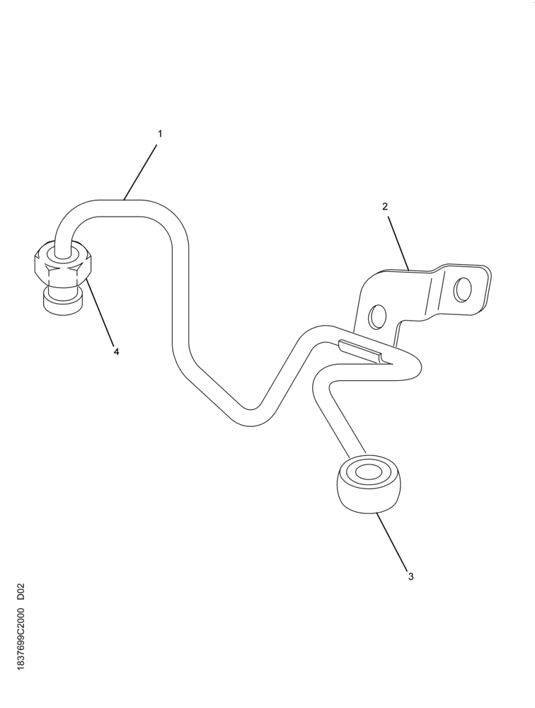 ......TUBE ASM FLTR TO RH CYL HD (4C4Z-9A274-AA)