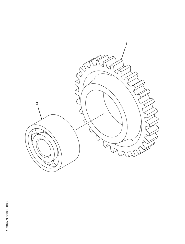 Схема ......GEAR AY PWR STEERING IDL (Eng. 5C4O-3A641-AA)
