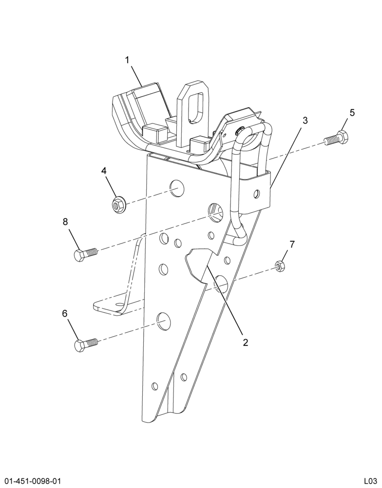 ..BRACKET CAB REAR MTG (Eng. 5E7O-5E008-BA)