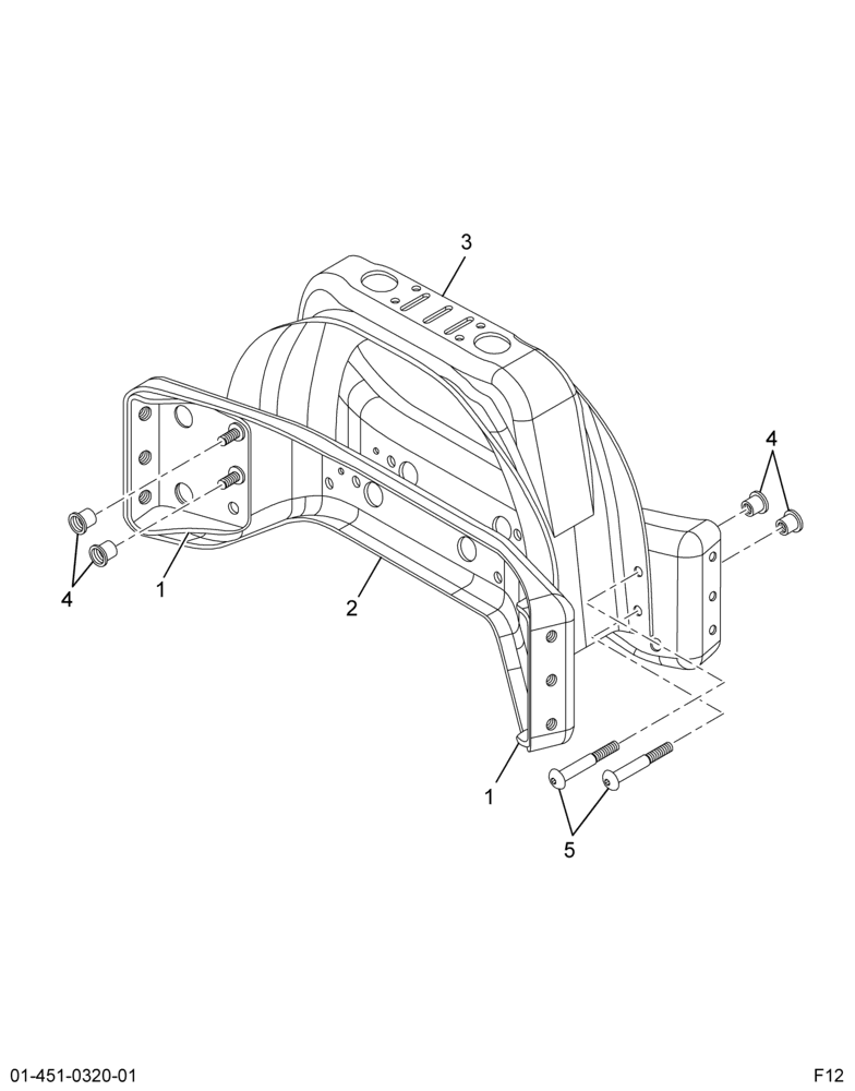 ..CROSSMEMBER,CAB REAR SUPT, ASS (4C4Z-5C145-AA)