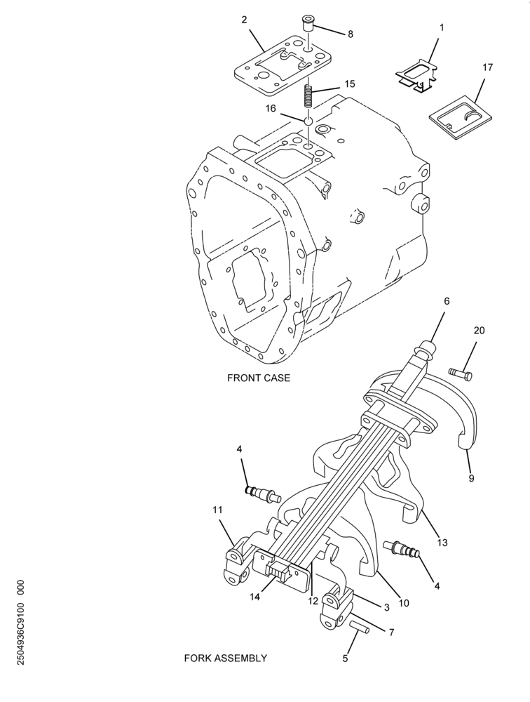 ........BAR OPTI RAIL SHIFT SYSTEM (4C4Z-7L257-FA)