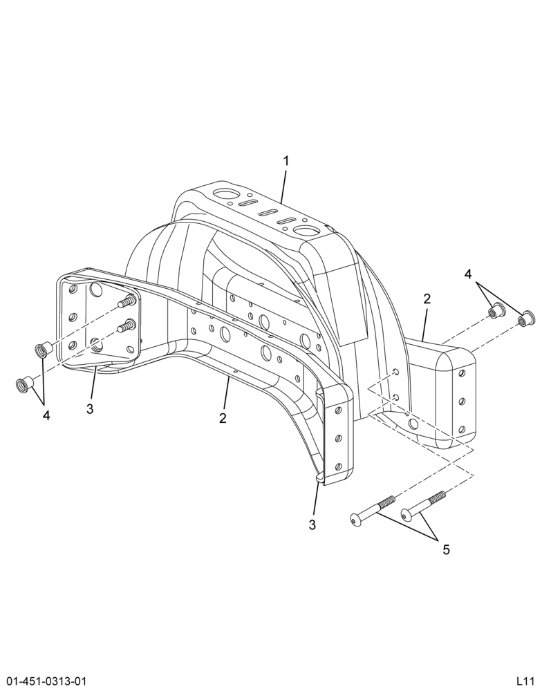 ..CROSSMEMBER ASSEMBLY CAB MOUNT (CC4Z-5A112-A)