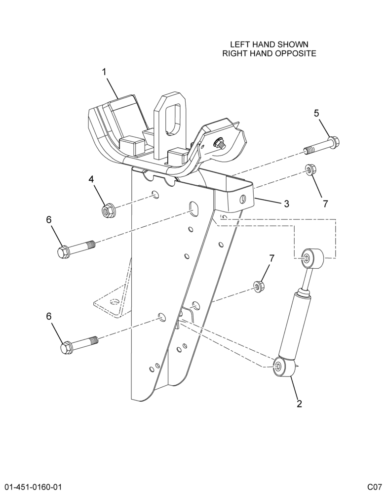..SUPPORT,CAB MTG LH (Intl. 3816683C91)