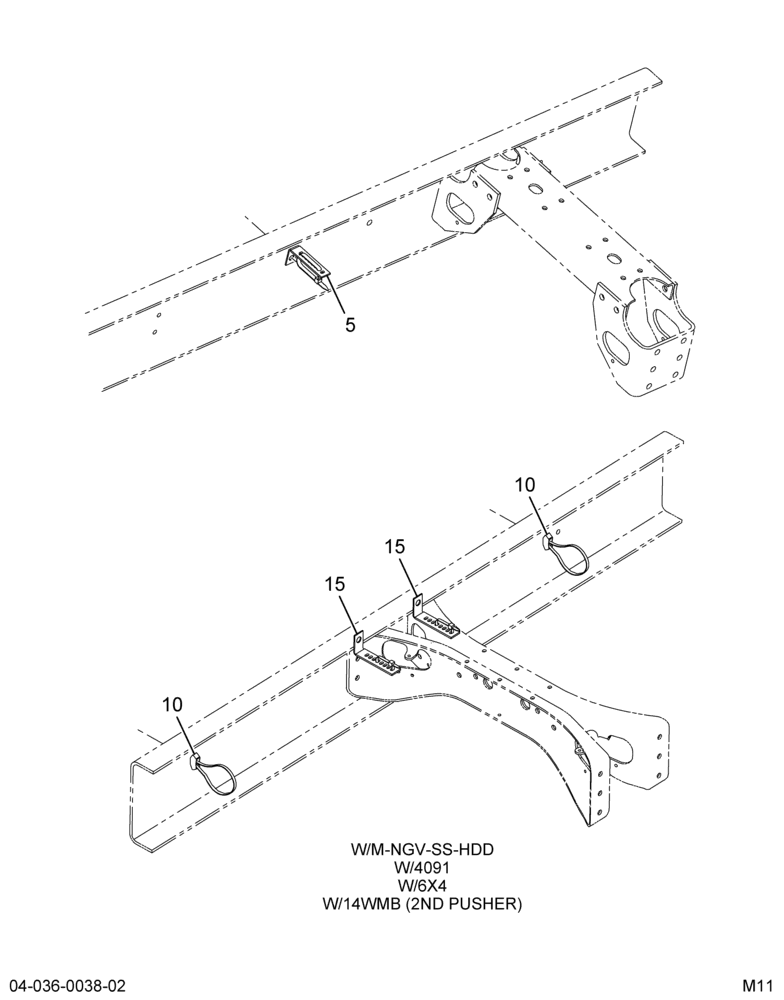 BOC HOSE ROUTING & CLIP INSTL; BRAKE 2/2