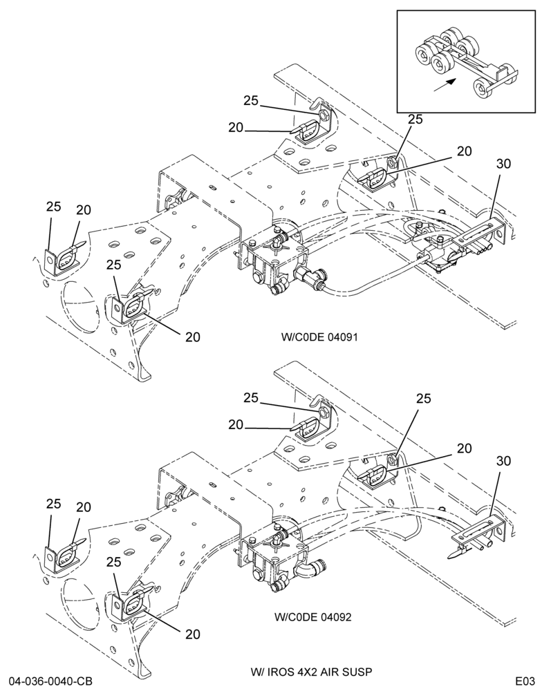 BOC HOSE ROUTING & CLIP INSTL; BRAKE 3/3