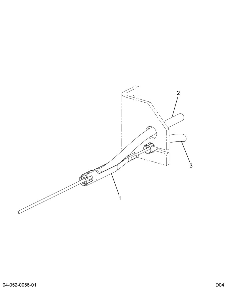 ..CABLE ASSY PARKING BRAKE REAR (Intl. 3615378C91)