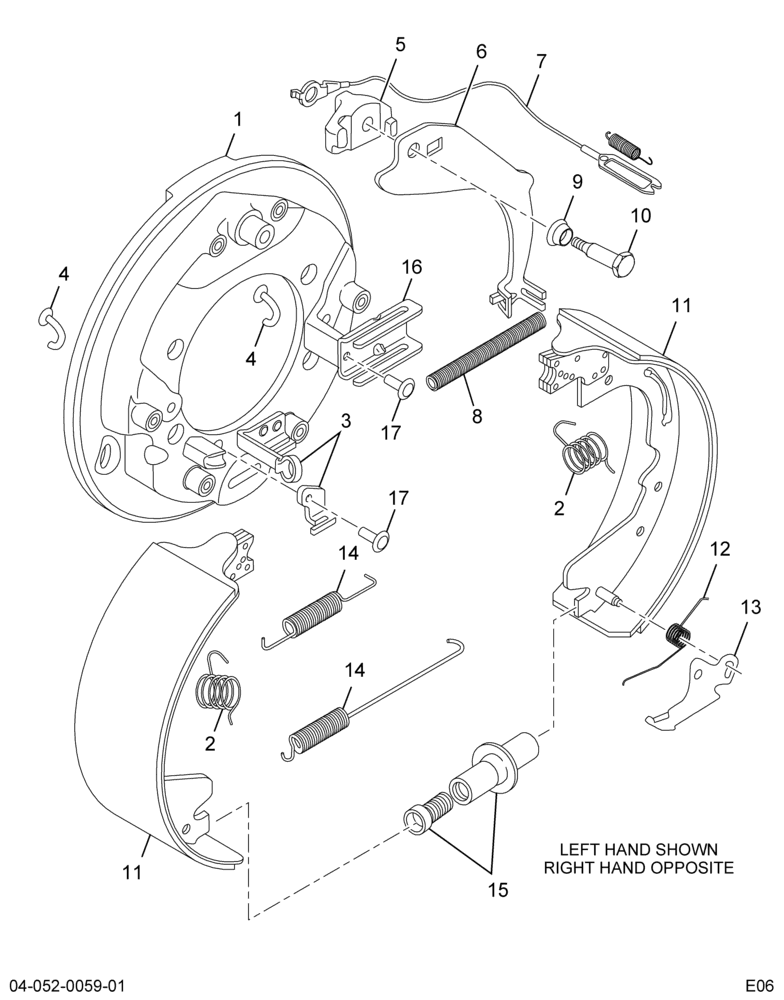 ..BRAKE DLM*BRAKE ASSY 12 X 3 DS (4C4Z-1V126-AA)