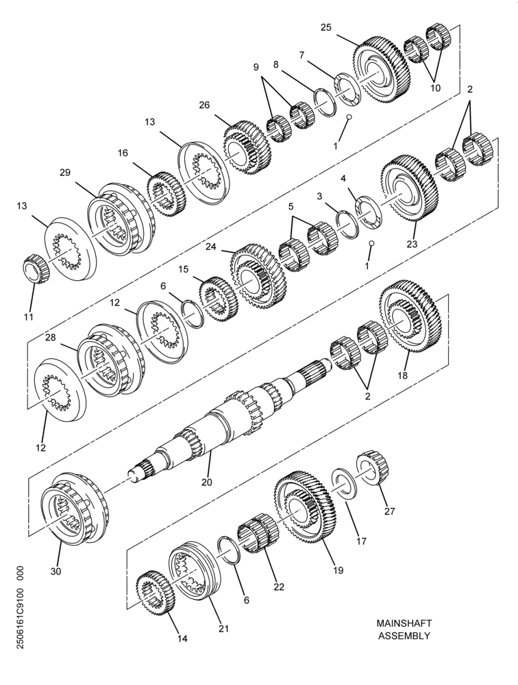 ....SHAFT,TRANS MAIN (Intl. 2586780C91)